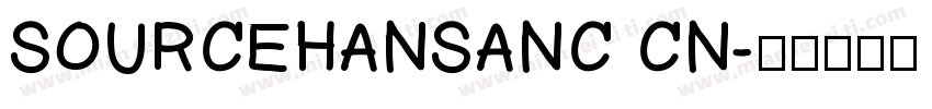 SOURCEHANSANC CN字体转换